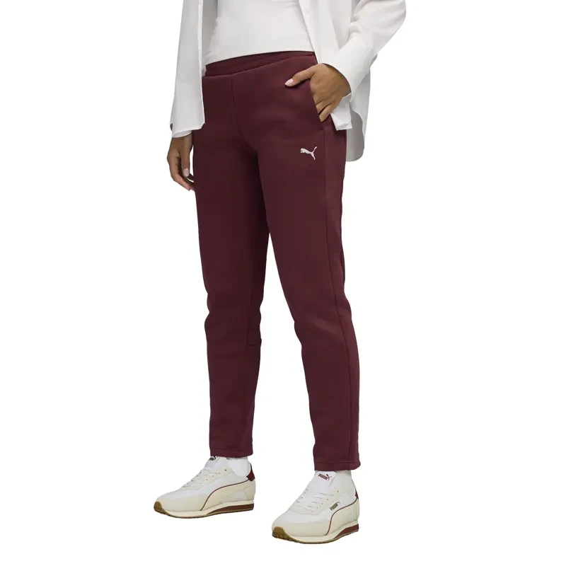 Puma Ženski donji deo trenerke Puma Evostripe Sweatpants Dk Op, Bordo