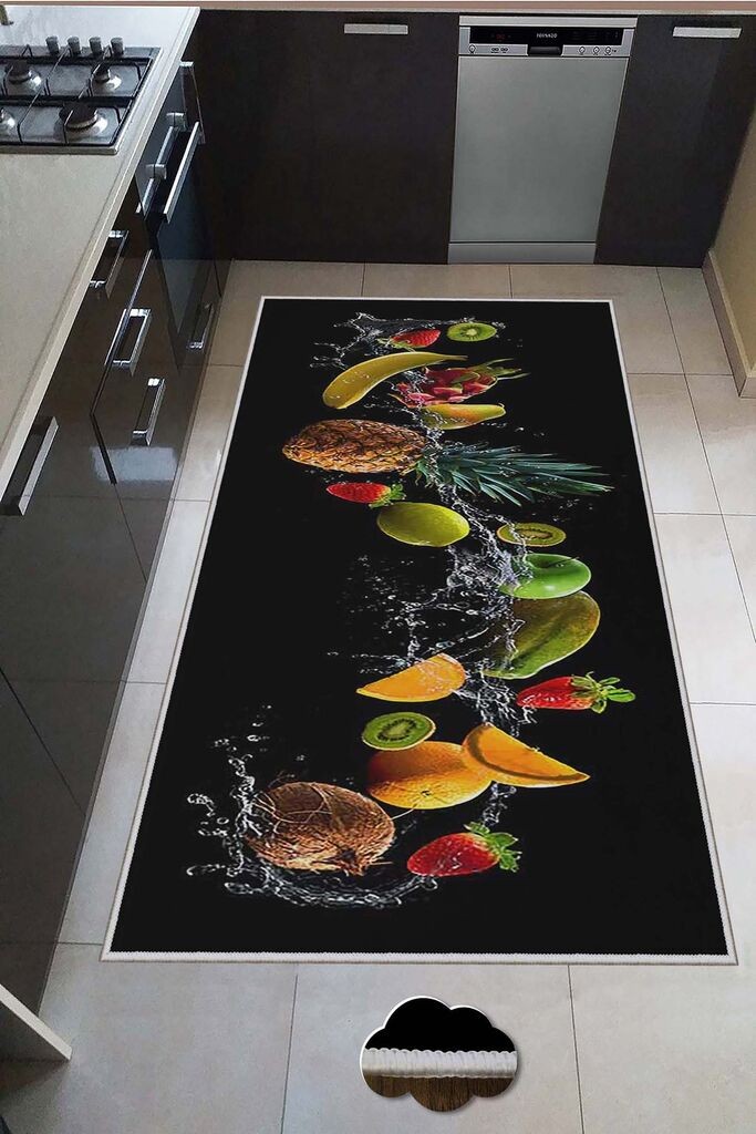 Conceptum Hypnose Tepih Hmnt588, Pravougaoni, 80 x 150 cm, Šareni