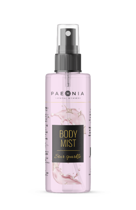 Paeonia Body Mist Star Sparcle, Sa šljokicama, 200 ml