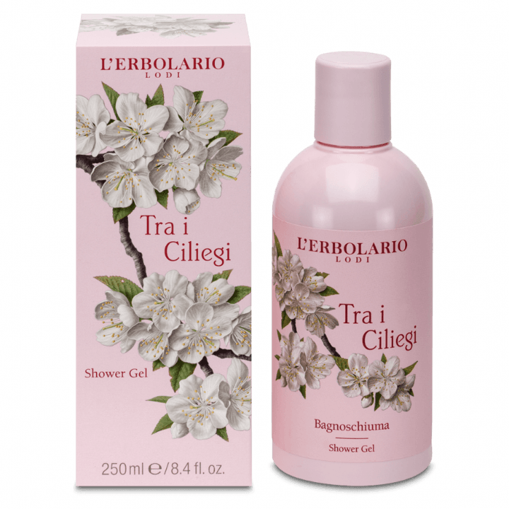 L'erbolario Gel za tuširanje Tra i ciliegi, 250ml