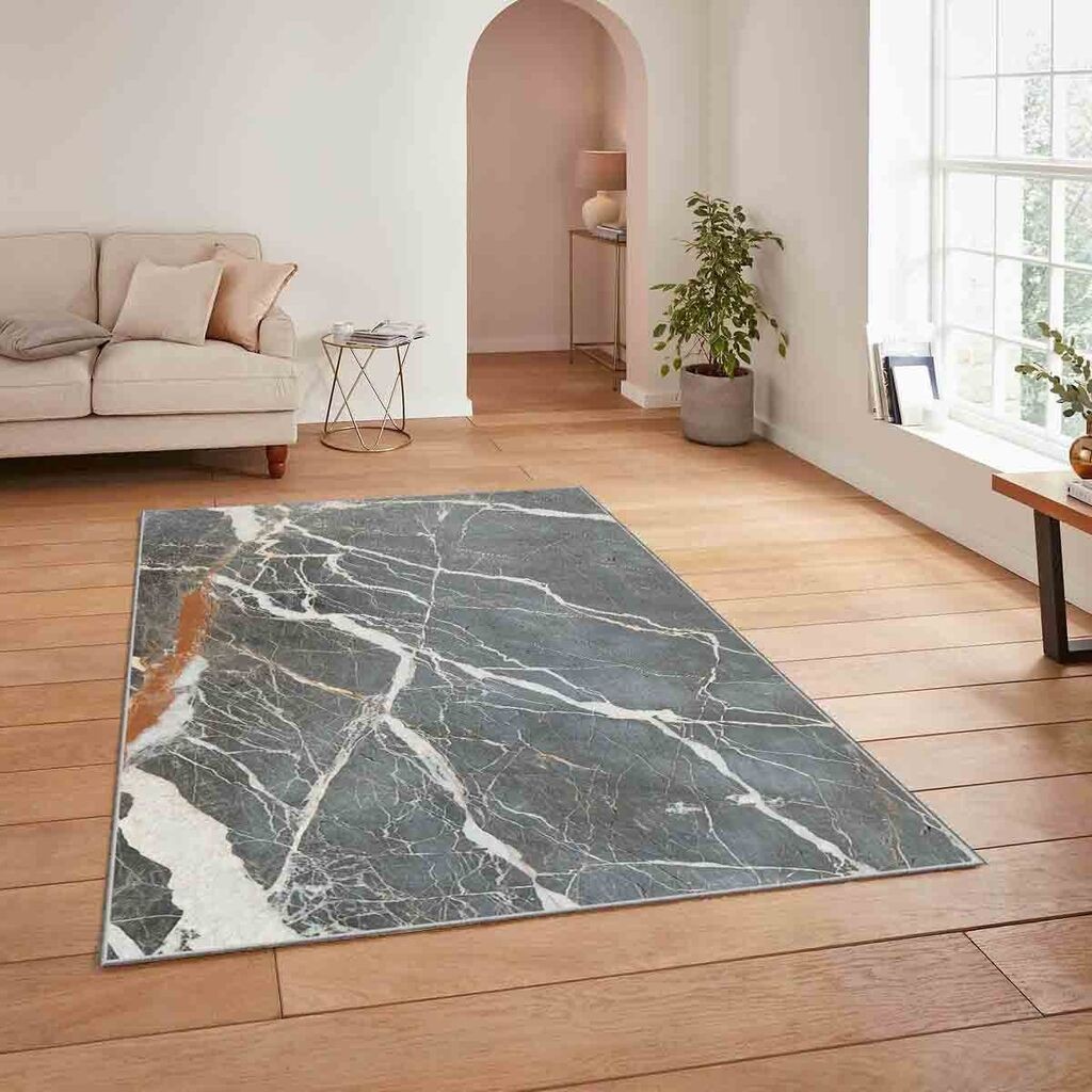 Conceptum Hypnose Tepih HM-CRP25-9, Pravougaoni, 100 x 140 cm, Sivi