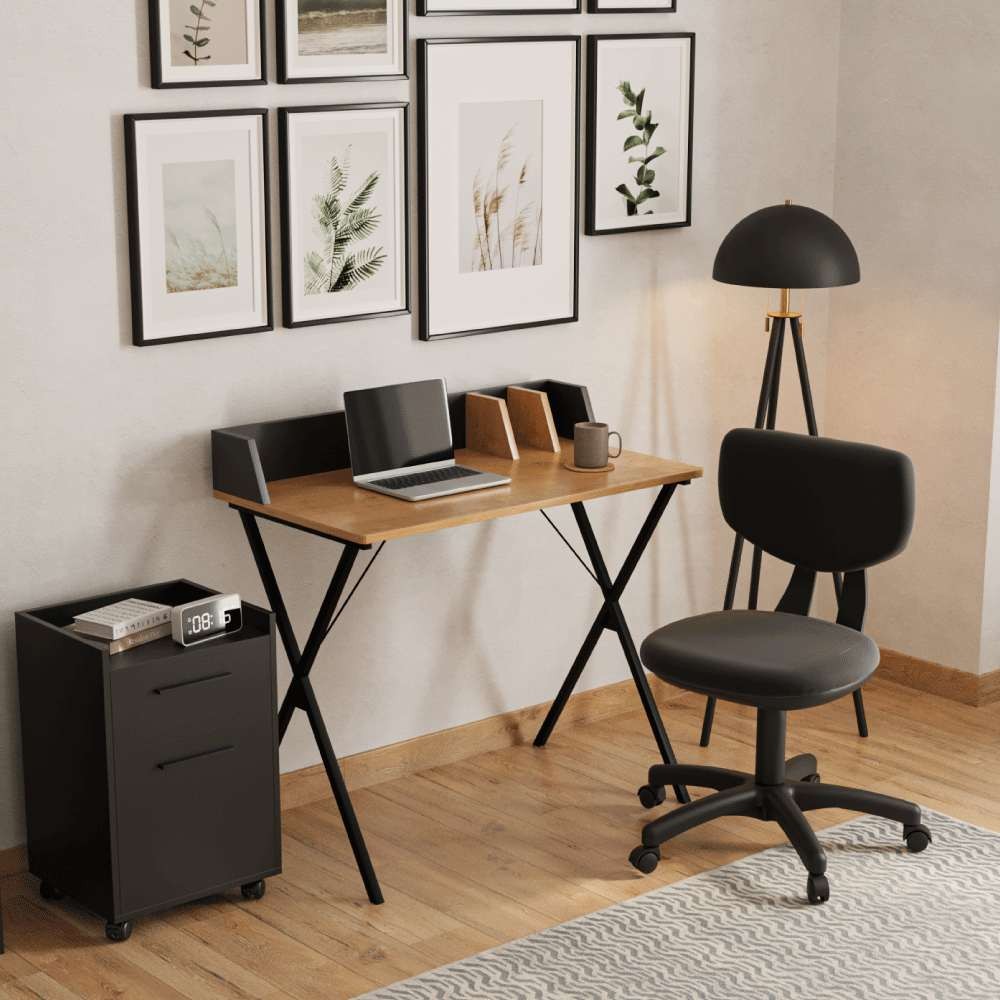 Hanah Home Višenamenski ormar Gks-920-Ee-1, 40x56 cm, Crni