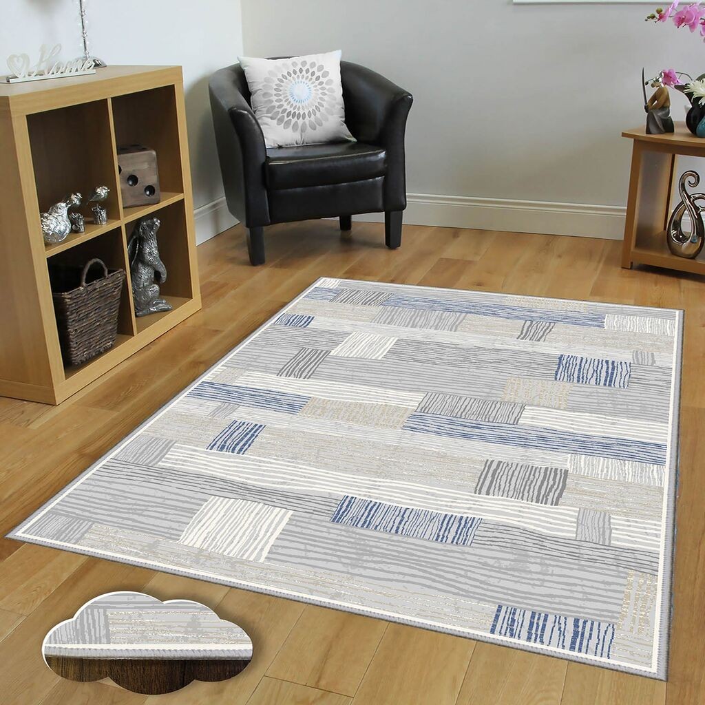 Conceptum Hypnose Tepih Eexfab1184, Pravougaoni, 100 x 200 cm, Svetlosivi