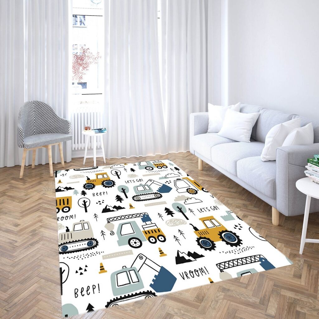 Conceptum Hypnose Tepih Cgkids22, Pravougaoni, 100 x 140 cm, Šareni
