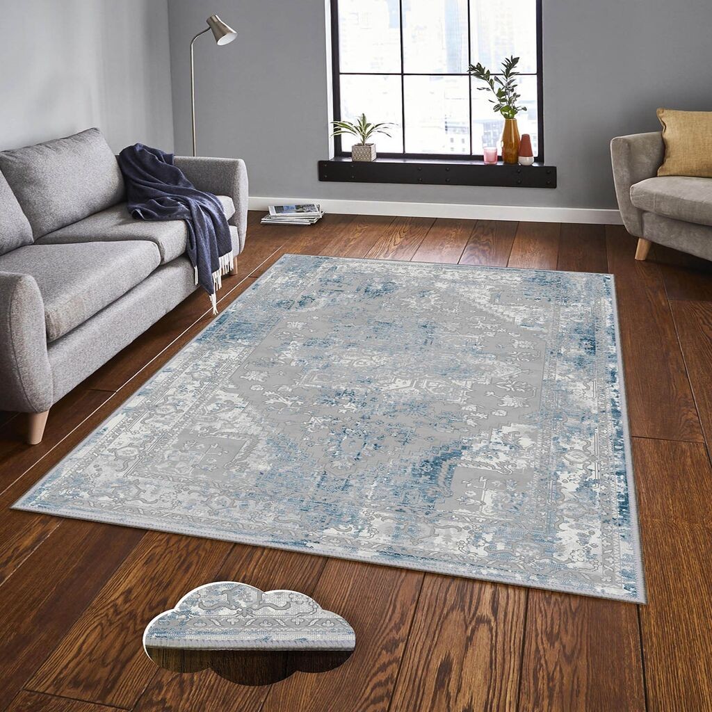 Conceptum Hypnose Tepih Eexfab1199, Pravougaoni, 80 x 150 cm, Sivi