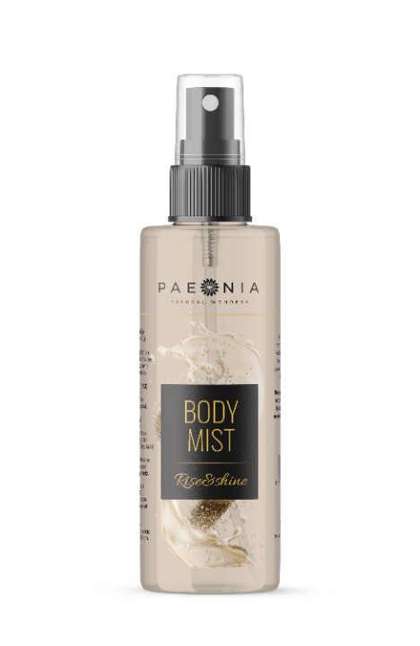 Paeonia Body Mist Rise & Shine, Sa šljokicama, 200 ml