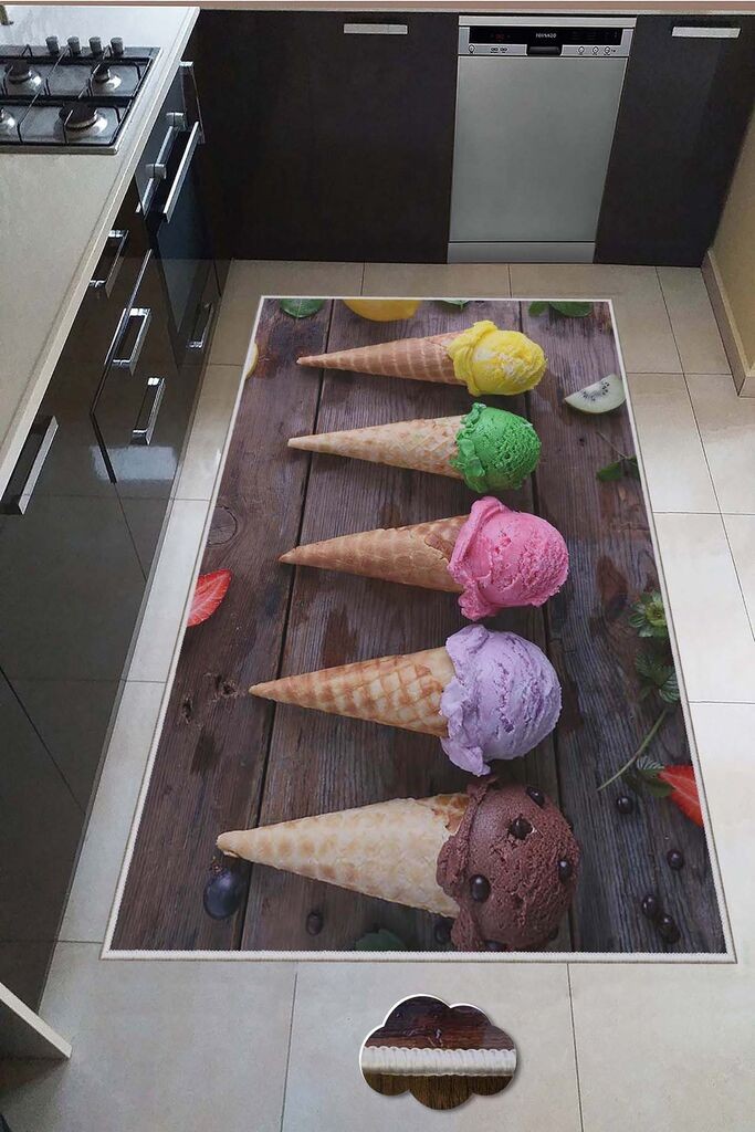 Conceptum Hypnose Tepih Hmnt587, Pravougaoni, 80 x 150 cm, Šareni