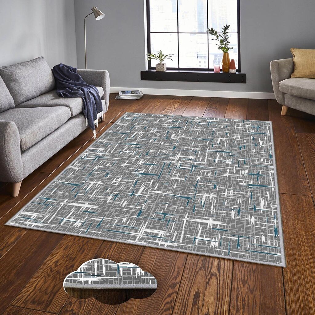 Conceptum Hypnose Tepih Eexfab1173, Pravougaoni, 80 x 300 cm, Sivi