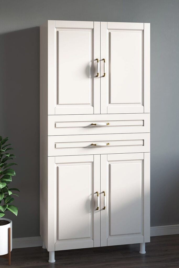 Hanah Home Višenamenski ormar Rb-057, 70x180 cm, Beli