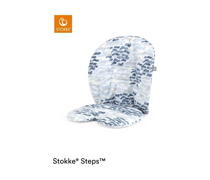 Stokke Navlaka za hranilicu Steps Cushion Waves, Plava