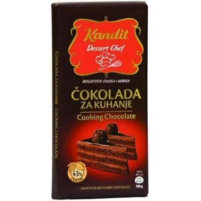 Kandit Čokolada za kuvanje Dessert chef, 100g