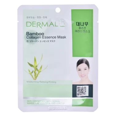 Dermal Sheet maska za lice Collagen Essence, Bambus