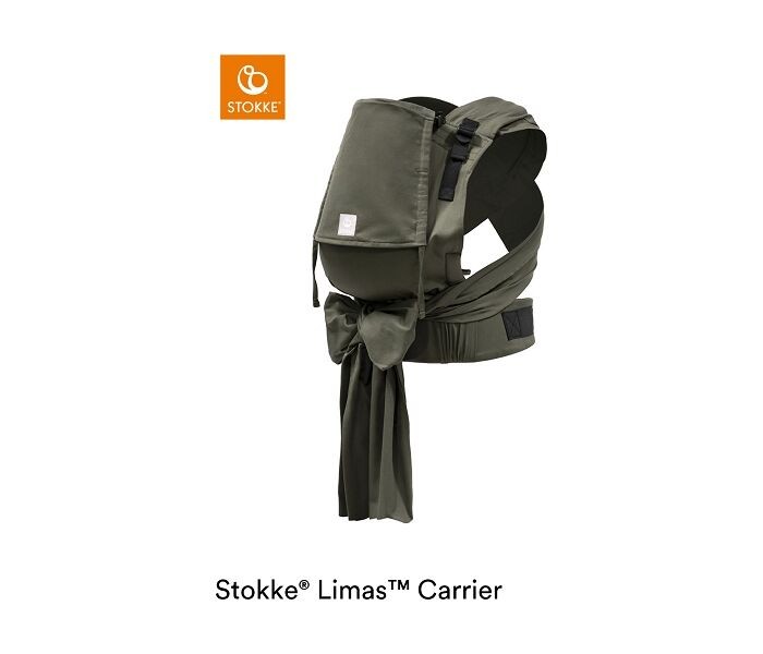 Stokke Kengur za bebe Limas Carrier Plus, Maslinasti