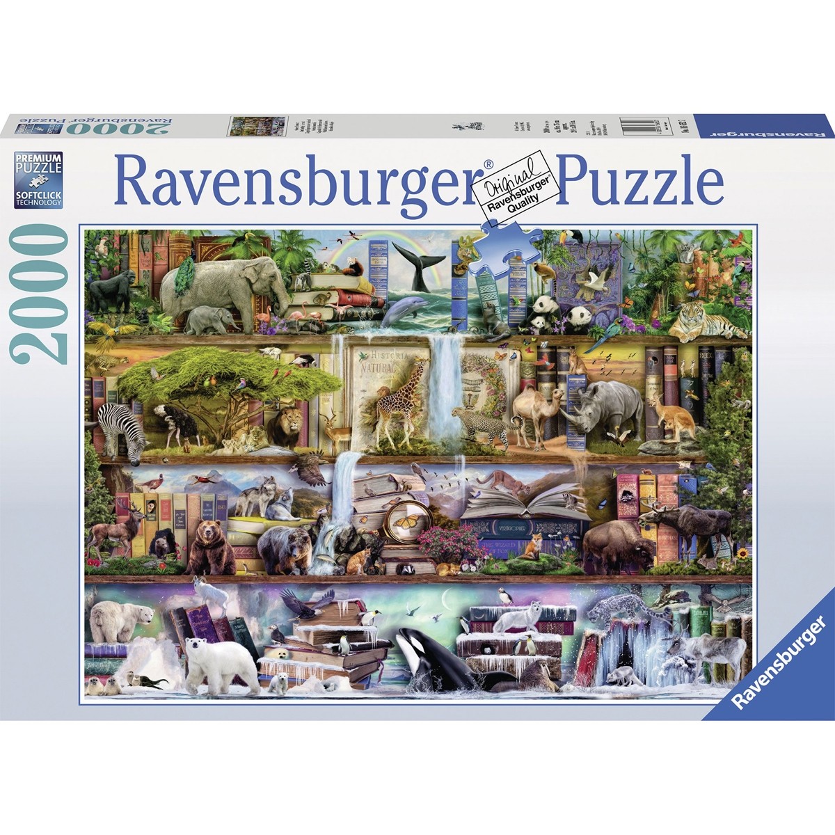 Ravensburger Puzzle Prelepo zivotinjsko carstvo, 2000 delova