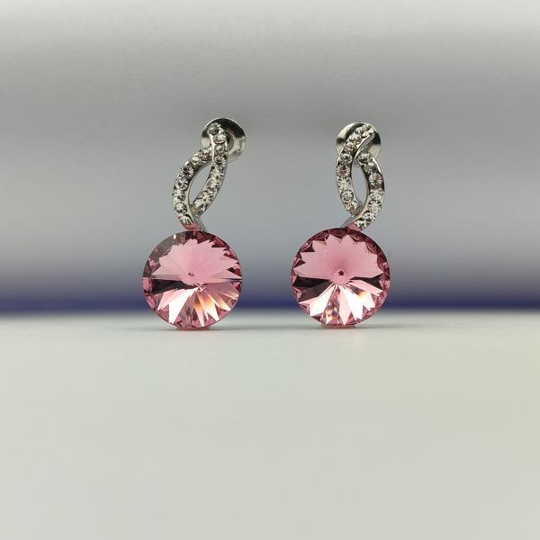 Alp Crystal Ženske minđuše EPP2R10P, Roze