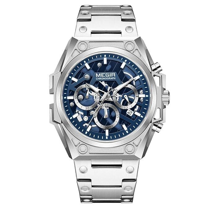 Megir Muški sat 4220, Srebrni