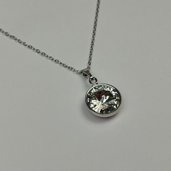 Alp Crystal Ženska ogrlica P1R12SIL, Srebrne boje