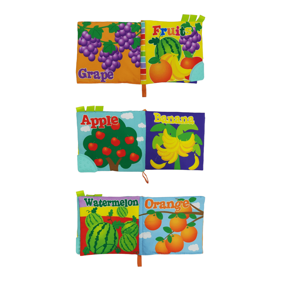 LORELLI Šuškava knjiga za bebe Voće