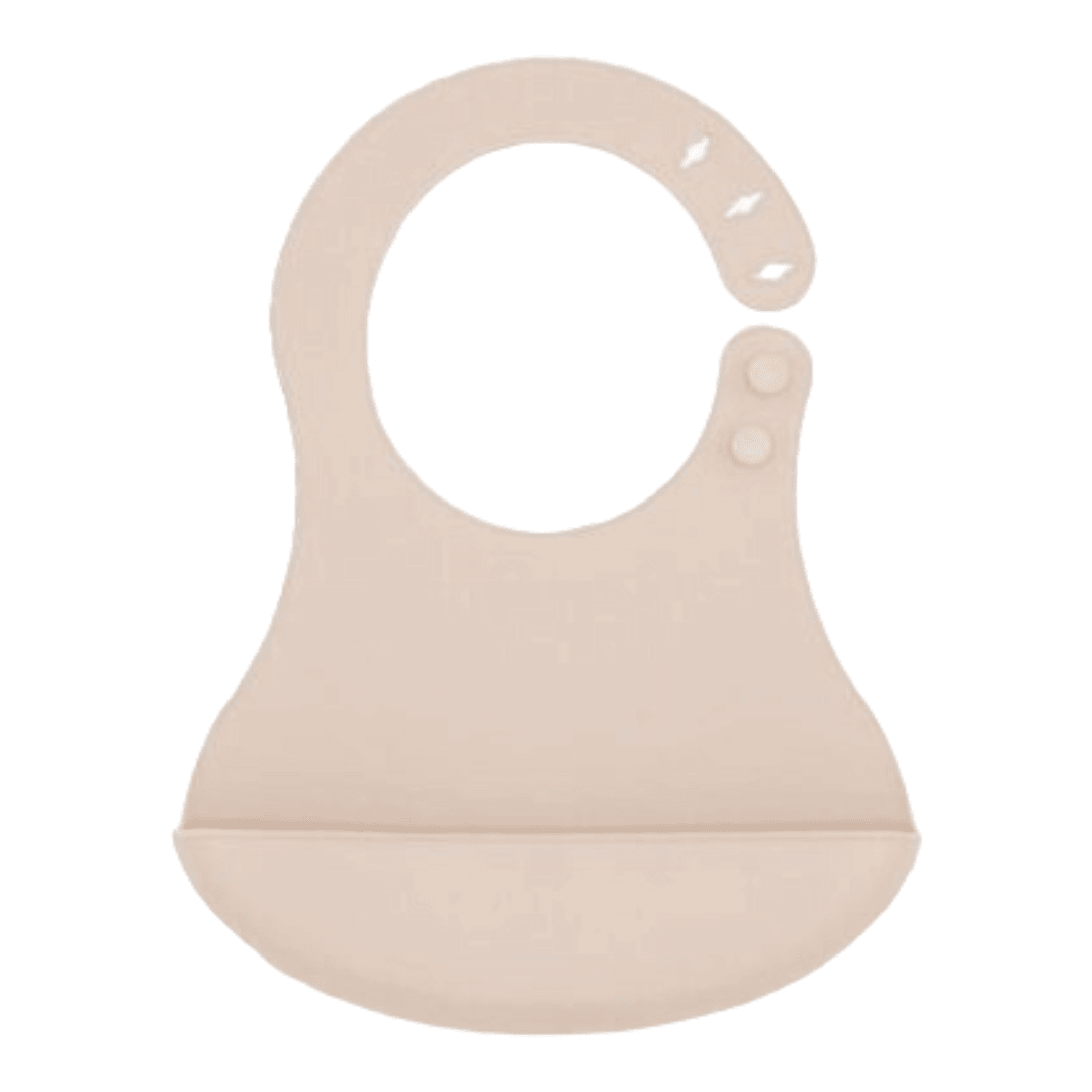 BABY JEM Silikonska portikla za bebe sa džepom, Krem