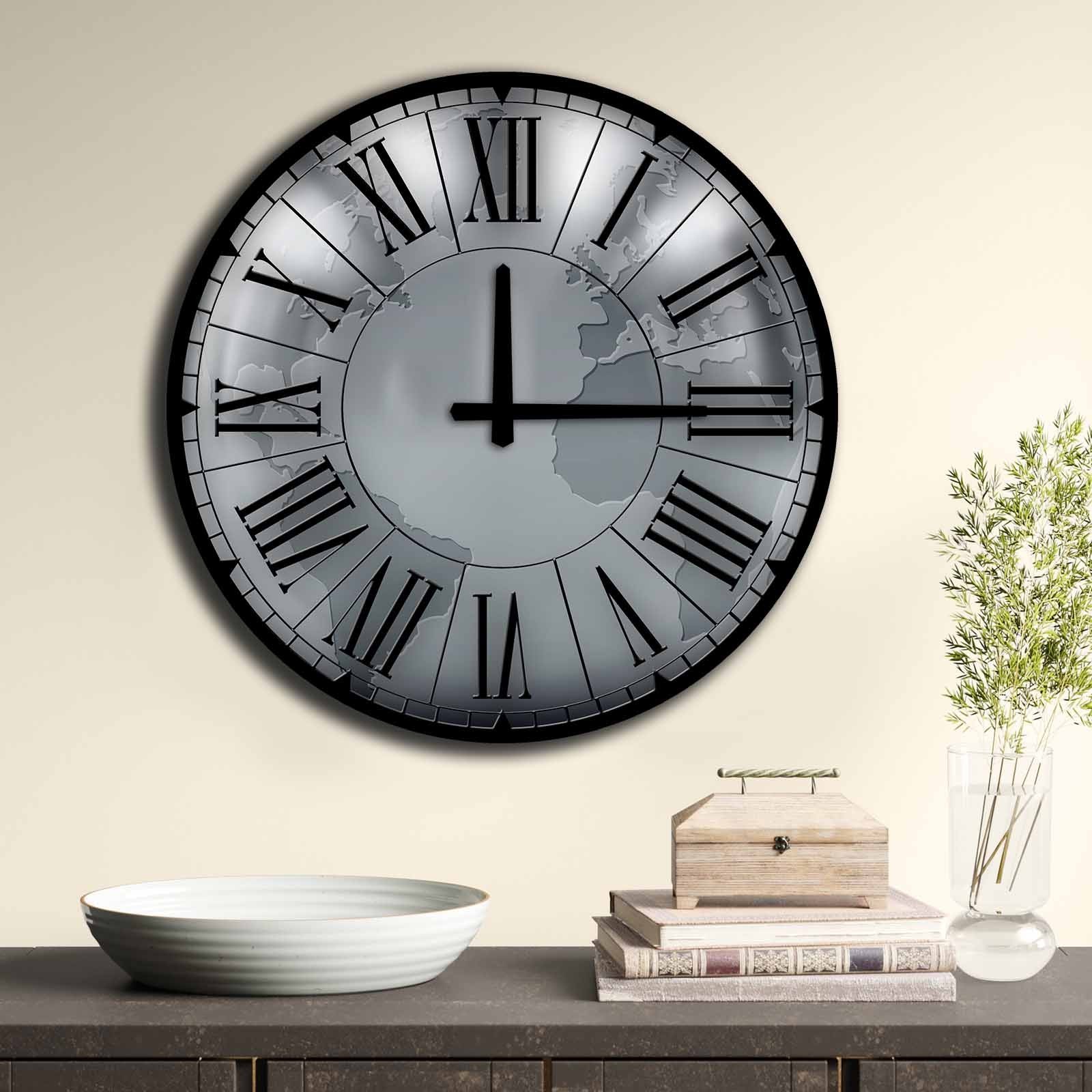 Wallity MDF Zidni sat 50cm Šareni