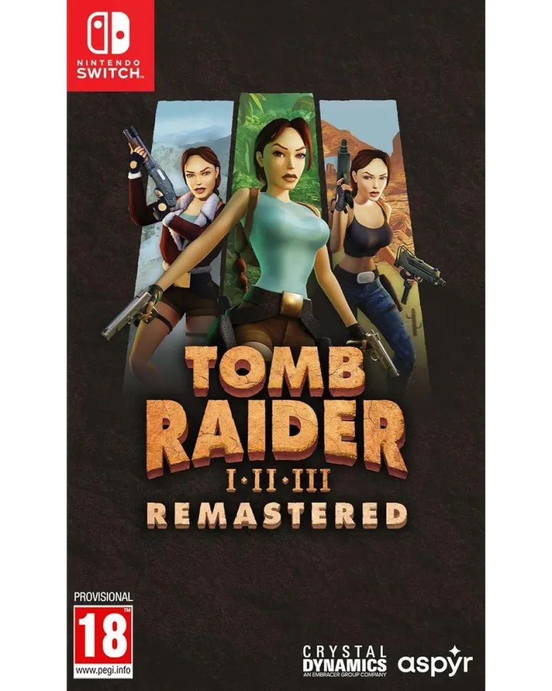 Nintendo Svitch Tomb Raider I-Iii Remastered sa Larom Croft u glavnoј ulozi