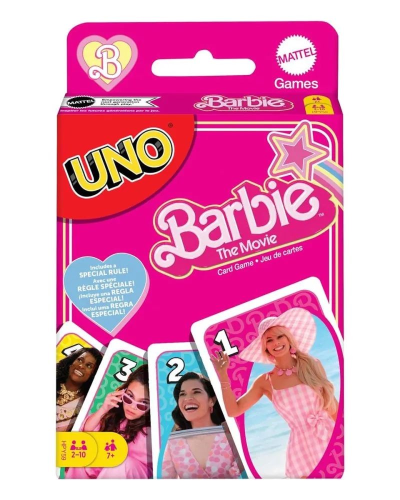 Društvena igra Mattel Uno - Barbie - kartaška igra