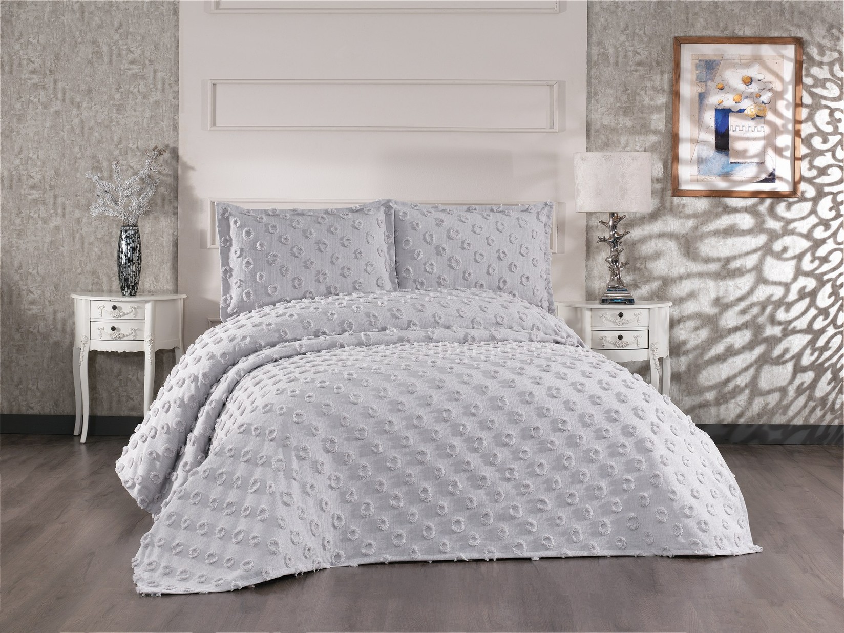 L'essentiel Maison Komplet posteljina za francuski ležaj Siva