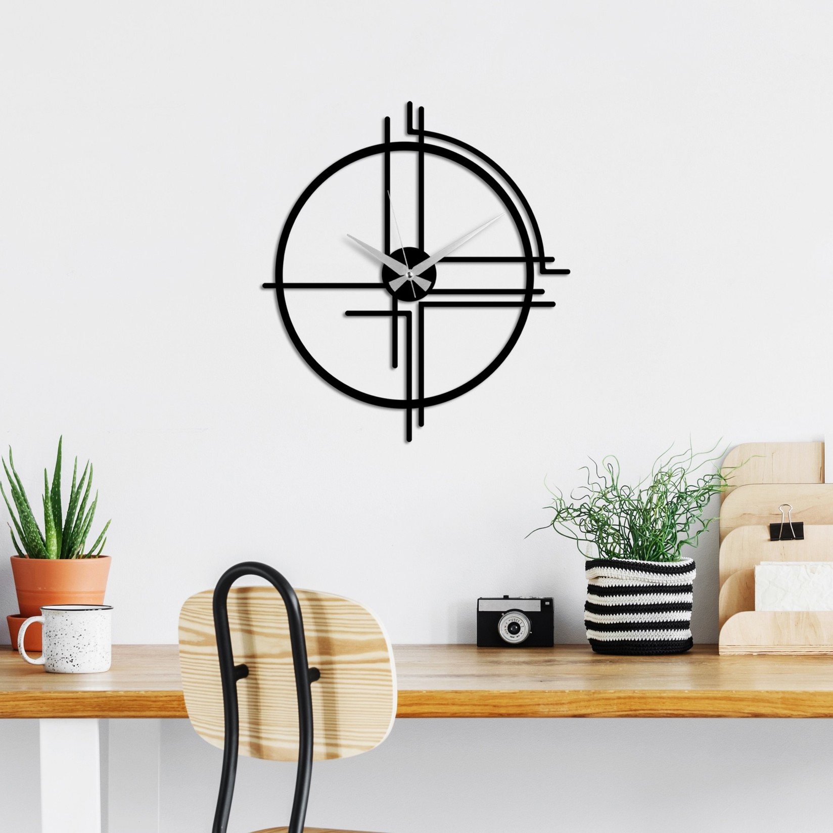 Wallity Zidni sat 49x44cm Crni