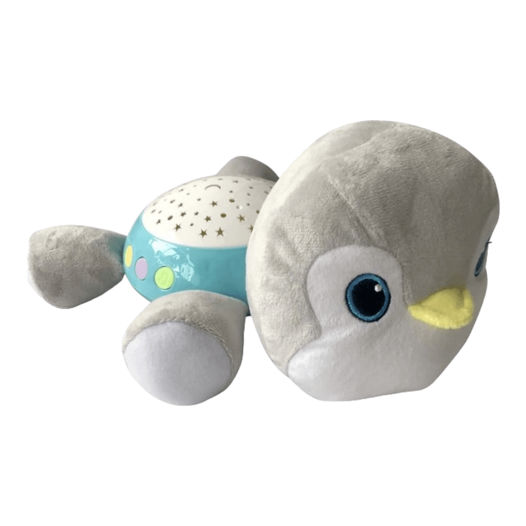 Muzička kutija sa noćnim svetlom Pingvin, Siva