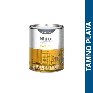 ZVEZDA Nitro emajl za drvo i metal, 0.75l, Plava