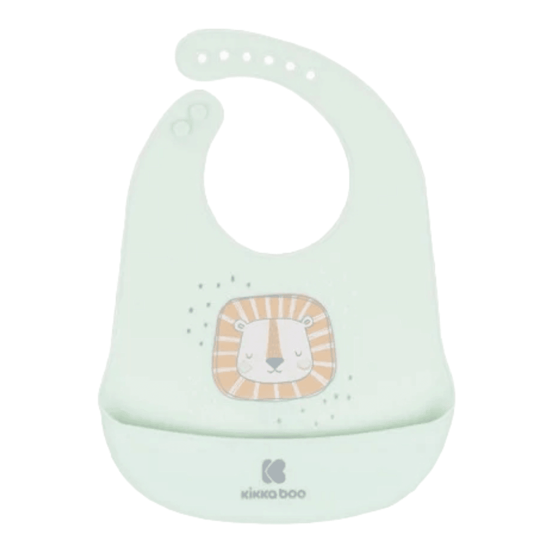 KIKKA BOO Silikonska portikla za bebe sa džepom, Mint