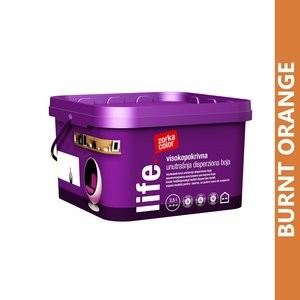 ZORKA Life akrilna boja za zidove, 2.5l, Burnt orange