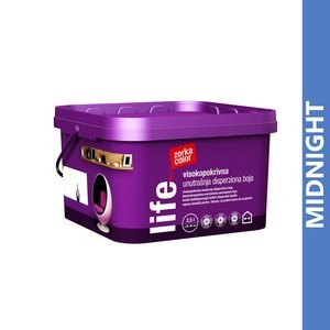 ZORKA Life akrilna boja za zidove, 2.5l, Midnight