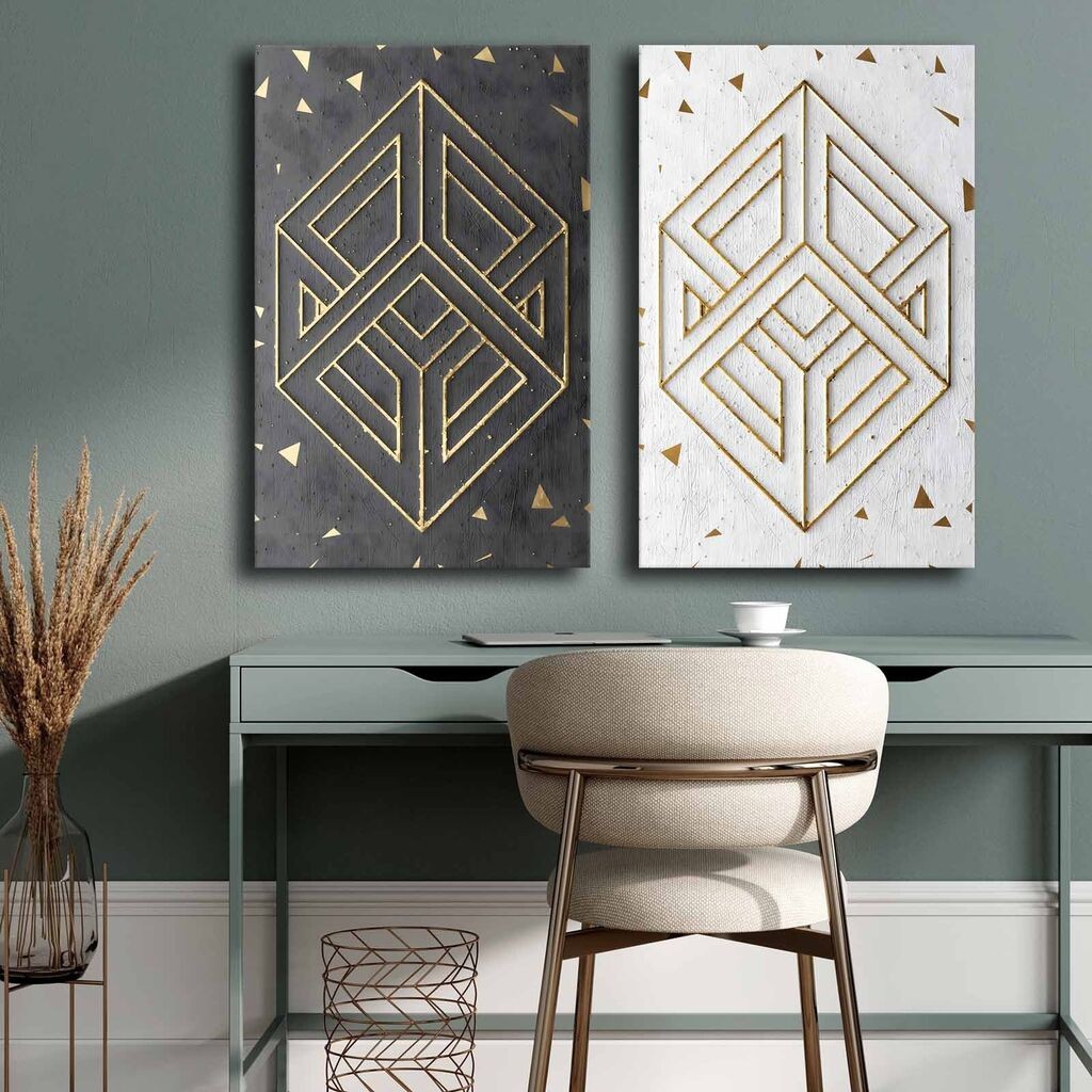 Wallity Zidna dekoracija 2P4570GSC-011cm, 2 komada