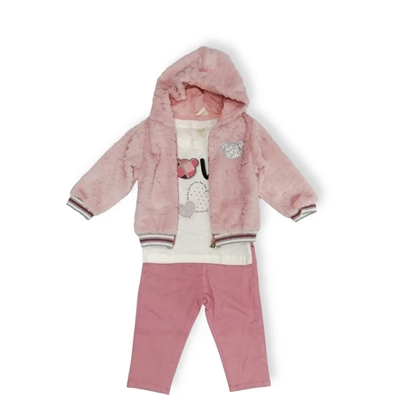 Komplet za bebe 6859, Roze