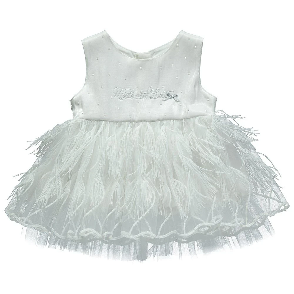 VRABAC Haljina za bebe Flake 2592, Bela