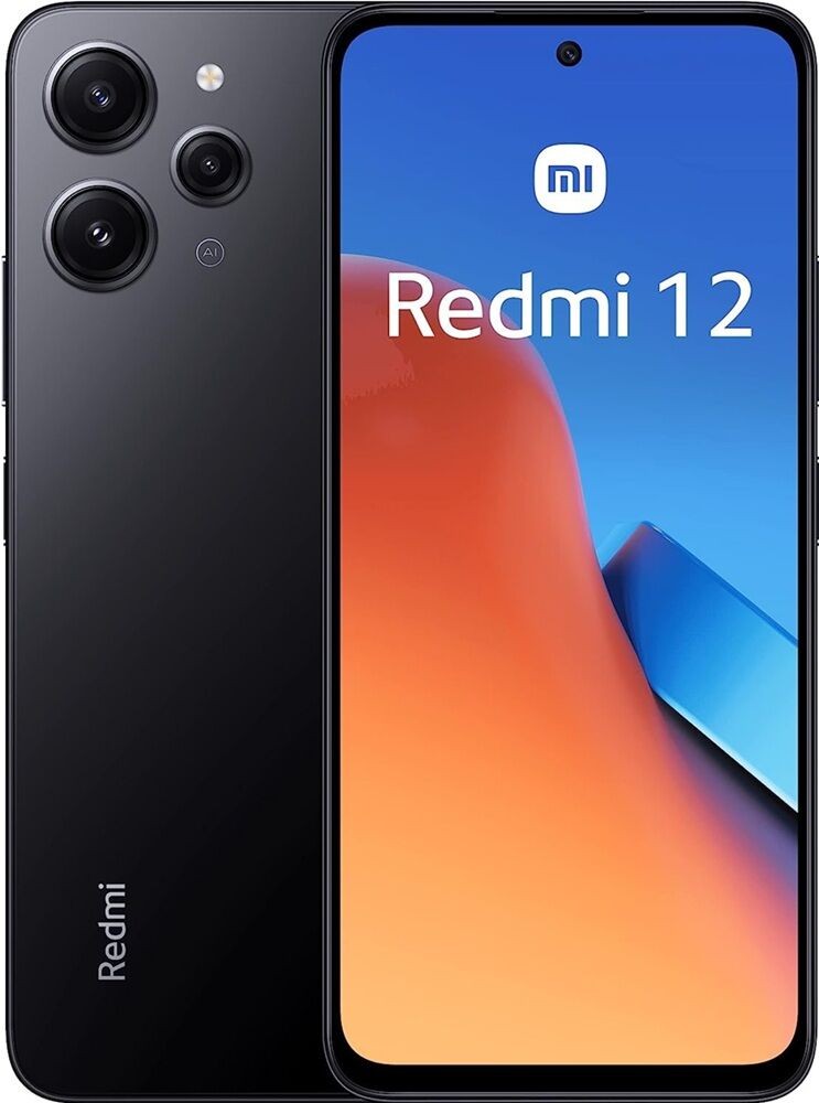 Xiaomi Refabrikovani mobilni telefon Redmi 12 5G, 6.79", 2400 x 1080, 90 Hz, 50 MP, 8 MP, 4/128GB, Crni