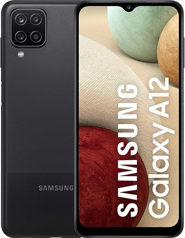 Samsung Refabrikovani mobilni telefon Galaxy A12 4G, 6.5", 1600 x 720, 60 Hz, 48 MP, 8 MP, 4/64GB, Crni