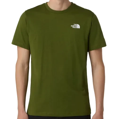 The North Face Muška majica M SS Box Nse Tee Woodland, Maslinasta