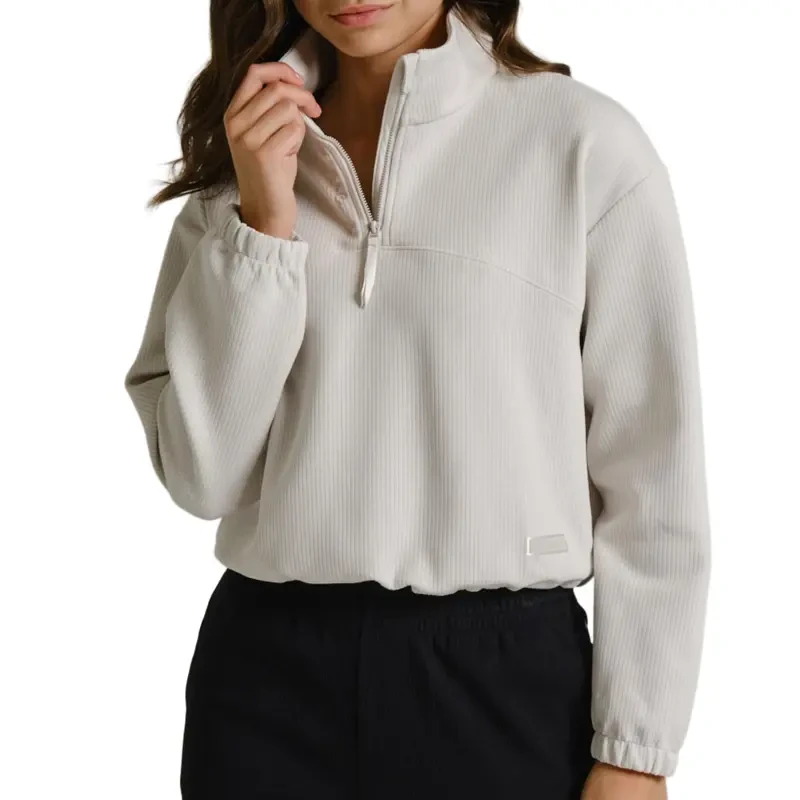 Anta Ženski duks sa zip kragnom, Beli