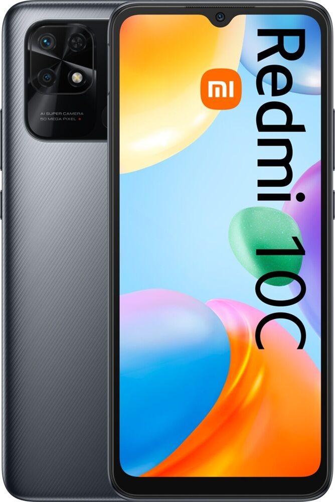 Xiaomi Refabrikovani mobilni telefon Redmi 10C 4G, 6.71", 1650 x 720, 60 Hz, 50 MP, 5 MP, 4/128GB, Sivi