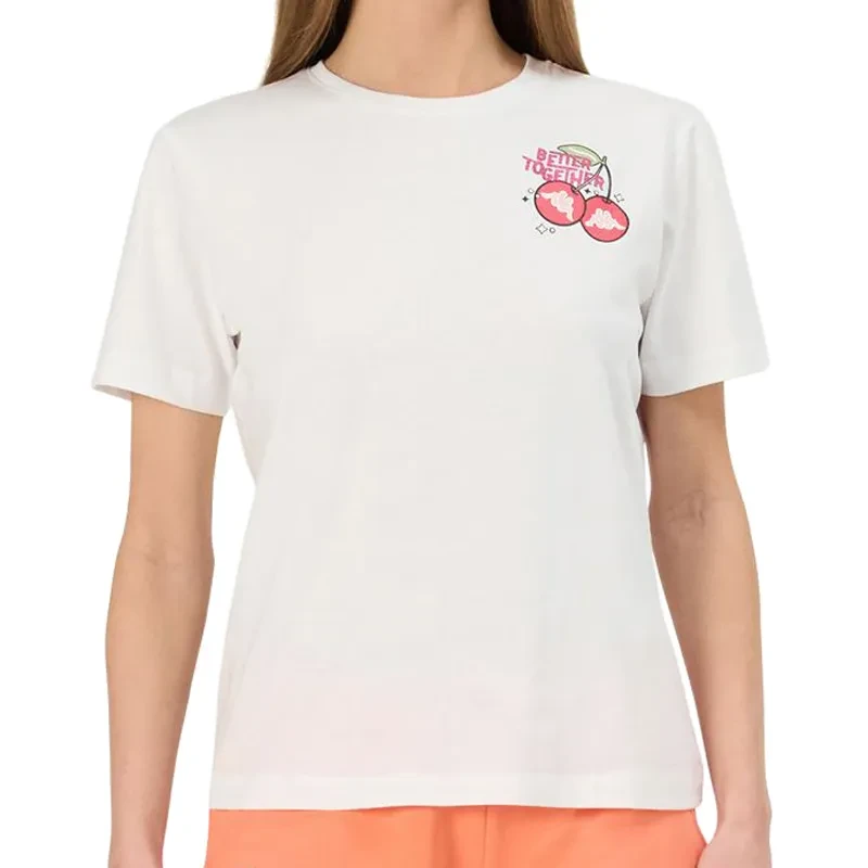 Kappa Ženska majica Logo Gertu, Bela