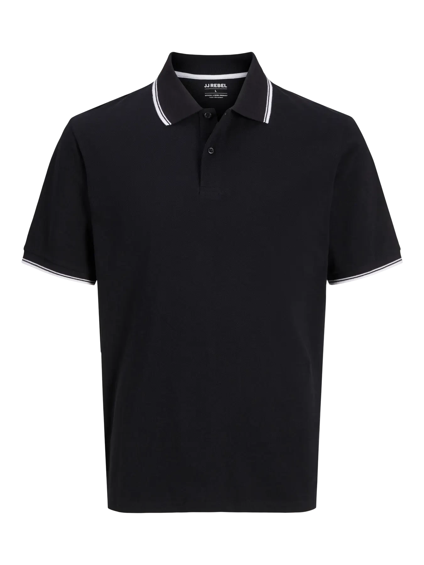 JJ REBEL Muška polo majica 12271166, Crna
