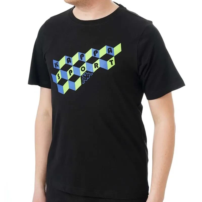 Kappa Muška majica Logo Galzi, Crna