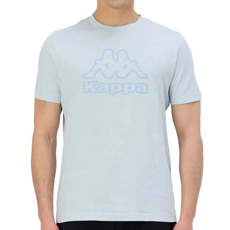 Kappa Muška majica Logo Creamy, Svetloplava