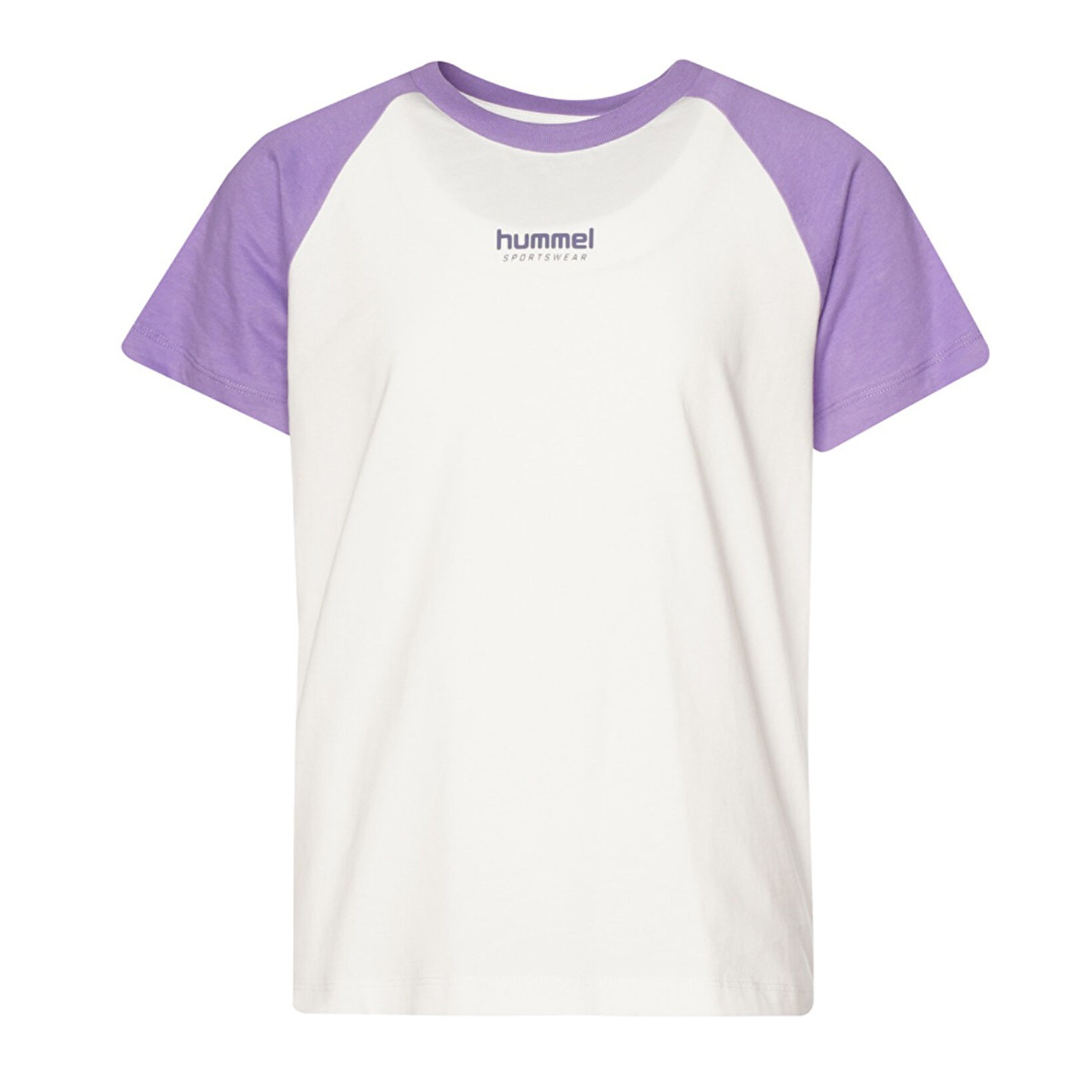 Hummel Majica za devojčice Hmlrio, Ljubičasto-bela