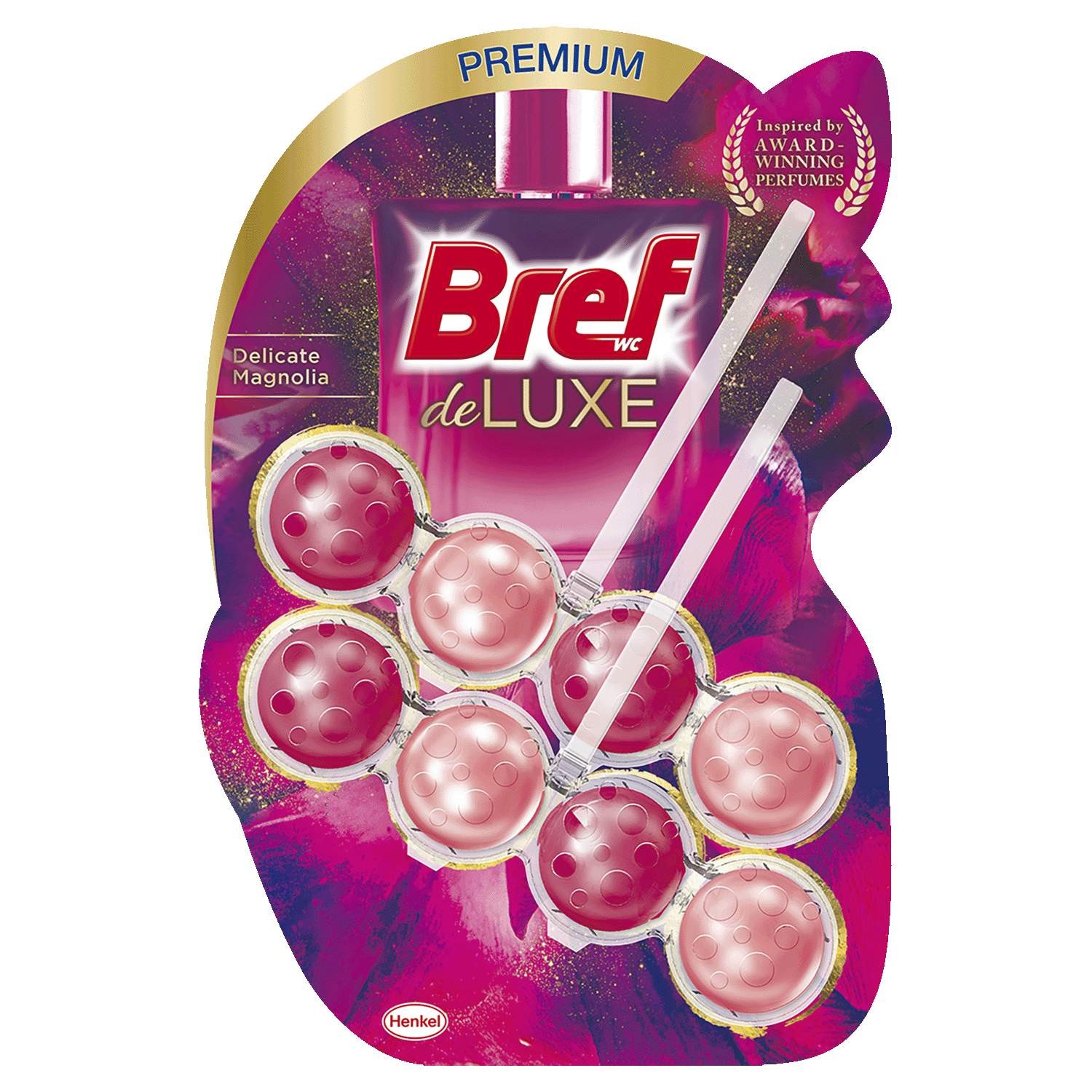 Bref WC osveživač Deluxe Magnolia, 2x50g