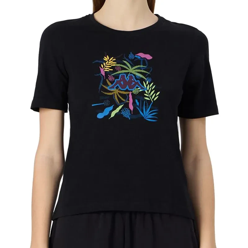 Kappa Ženska majica Logo Gamino, Crna