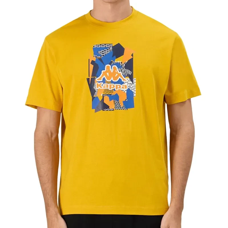Kappa Muška majica Logo Guoti, Žuta