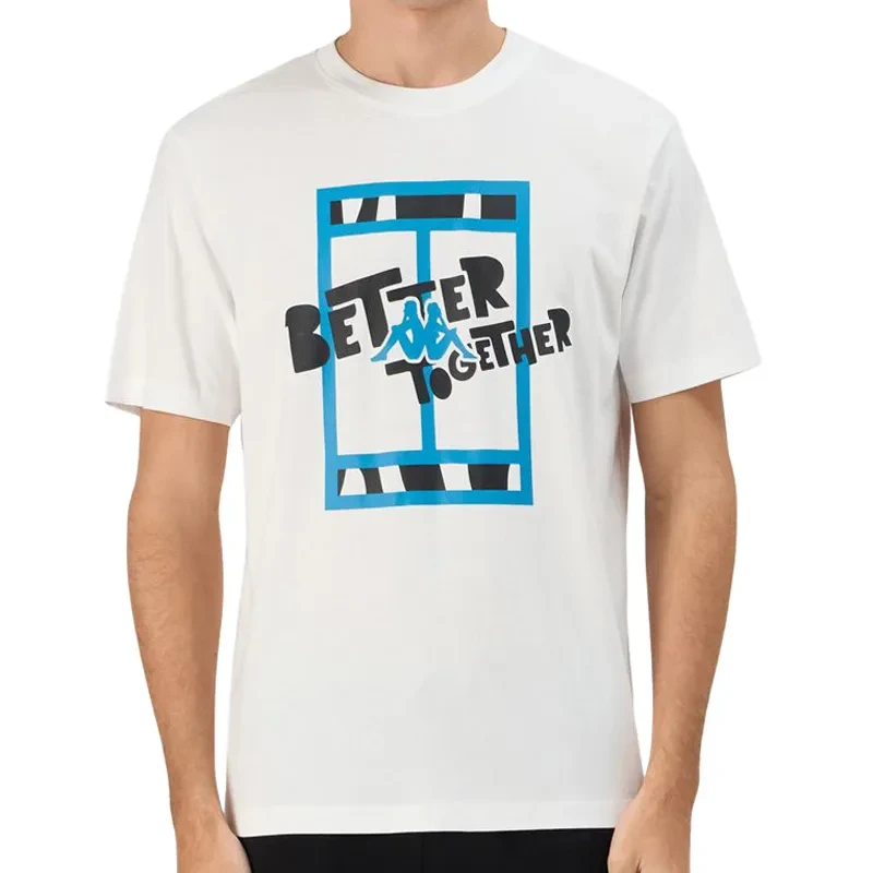 Kappa Muška majica Logo Gimmio, Bela